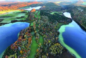 Paysage du Jura les 4 lacs